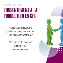 Consentement à la production en CPO
