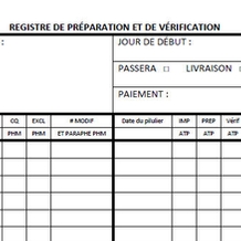 Registre de suivi des piluliers - avec DVCC