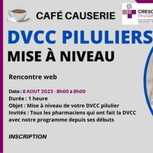 DVCC PILULIERS - MISE À NIVEAU